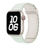 سوار ساعة سيليكون بحلقات مغناطيسية ثلاثية الحبات، لسلسلة Apple Watch 5 مقاس 44مم