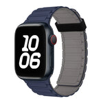 سوار ساعة سيليكون بحلقات مغناطيسية ثلاثية الحبات، لسلسلة Apple Watch 5 مقاس 44مم