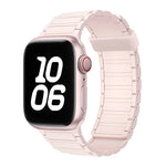 سوار ساعة سيليكون بحلقات مغناطيسية ثلاثية الحبات، لسلسلة Apple Watch 5 مقاس 44مم