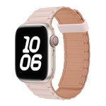 سوار ساعة سيليكون بحلقات مغناطيسية ثلاثية الحبات، لسلسلة Apple Watch 5 مقاس 44مم