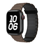 سوار ساعة سيليكون بحلقات مغناطيسية ثلاثية الحبات، لسلسلة Apple Watch 5 مقاس 44مم
