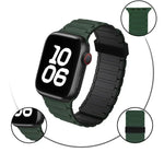 سوار ساعة سيليكون بحلقات مغناطيسية ثلاثية الحبات، لسلسلة Apple Watch 5 مقاس 44مم