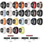 سوار ساعة سيليكون بحلقات مغناطيسية ثلاثية الحبات، لسلسلة Apple Watch 5 مقاس 44مم