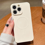 Solid Color Liquid Silicone MagSafe Magnetic Phone Case, For iPhone 12 Pro Max, For iPhone 12 Pro, For iPhone 11 Pro Max