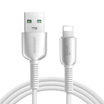JOYROOM S-A51 سلسلة Cutting-Edge، كابل شحن سريع 3A، الطول: 1.2 متر، كابل USB-A إلى Type-C، كابل USB-A إلى 8 دبابيس، كابل Type-C إلى Type-C، كابل Type-C إلى 8 دبابيس