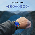 ساعة ذكية LEMFO Z1 بشاشة AMOLED 1.43 بوصة، شبكة 4G، أندرويد 8.1، 4GB+64GB، النسخة الأوراسية، 4GB+64GB