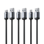 كابل بيانات شحن سريع WK WDC-32i Raython Gen2 بطول 1 متر 2.4 أمبير USB إلى 8 دبابيس، WDC-32i