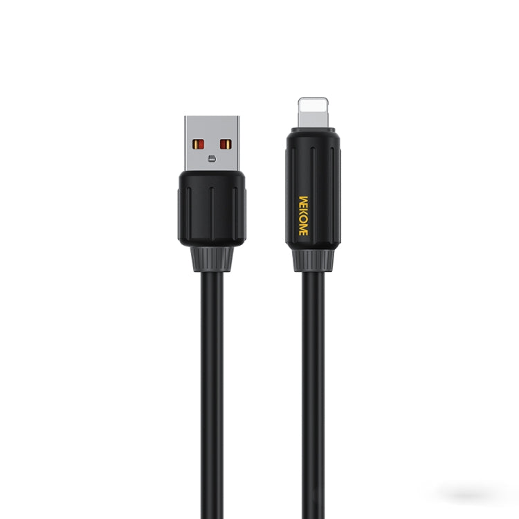 كابل بيانات شحن سريع WK WDC-27i من السيليكون الطبيعي المرن بطول 1 متر 12 واط USB إلى 8 دبابيس، WDC-27i