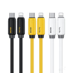 WK WDC-29 سيليكون أصلي مرن 1م PD30W كابل بيانات شحن سريع Type-C إلى 8 دبابيس، WDC-29