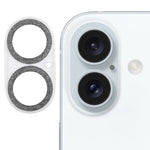 فيلم عدسة كاميرا من الزجاج المقسى مع خاتم لامع، لهواتف iPhone 17، iPhone 16 Pro / 16 Pro Max، iPhone 16 / 16 Plus