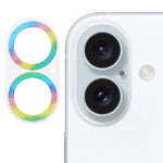 فيلم عدسة كاميرا من الزجاج المقسى مع خاتم لامع، لهواتف iPhone 17، iPhone 16 Pro / 16 Pro Max، iPhone 16 / 16 Plus