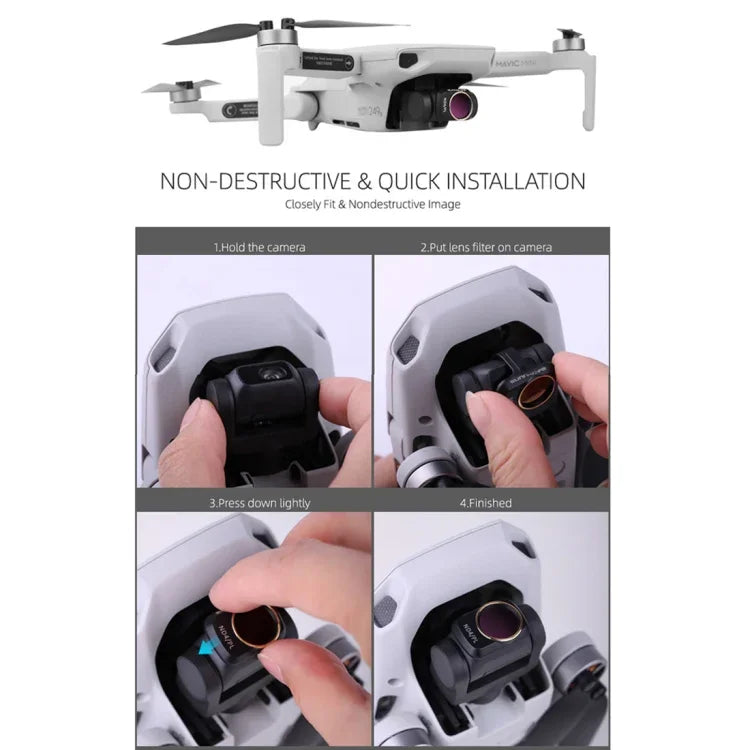 فلتر عدسة Sunnylife MM-FI9251 لطائرة DJI Mavic mini، ND32