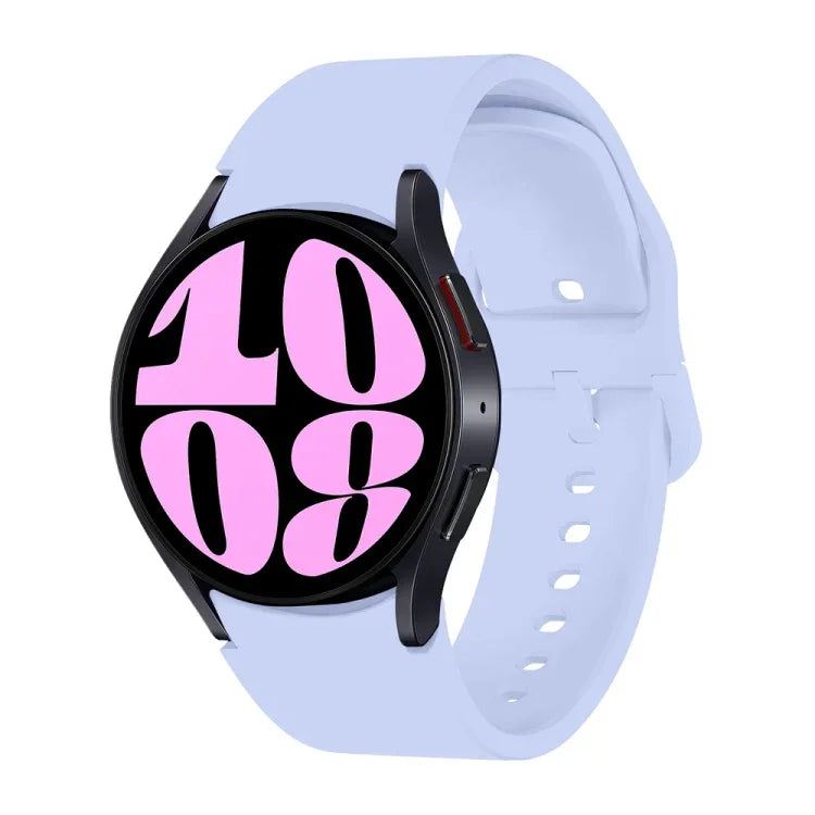 Button Style Quick Release Silicone Watch Band, For Samsung Galaxy Watch 7 / 6
