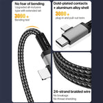 كابل محول 2 في 1 من 8 دبابيس، USB-C / Type-C إلى AUX صوتي 3.5 مم للسيارة، Type-C، 8 دبابيس إلى 3.5 مم، الطول: 1 متر
