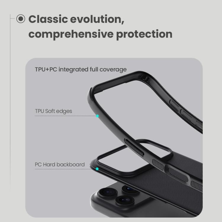 غطاء هاتف NILLKIN Frosted Shield Pro المغناطيسي مع Magsafe، لهواتف iPhone 17 Pro Max، iPhone 17 Pro، iPhone 17، iPhone 16