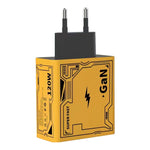 شاحن فائق السرعة HX111 120 واط USB Type-C GaN، قابس الولايات المتحدة، قابس الاتحاد الأوروبي، قابس المملكة المتحدة