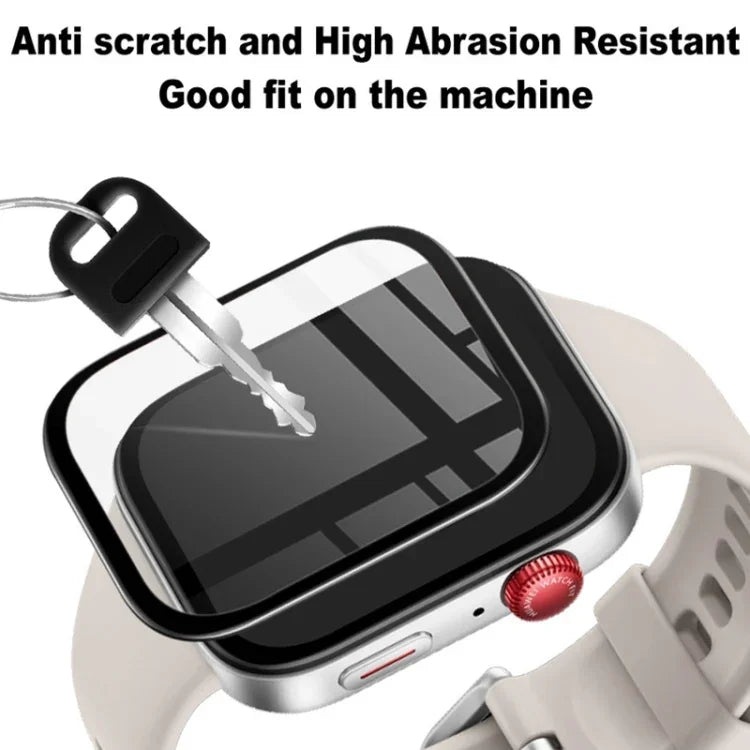 فيلم حماية ساعة عالي الدقة من Plexiglass من IMAK، لسلسلة Apple Watch 10 / 11 بمقاس 46مم، لسلسلة Apple Watch 10 / 11 بمقاس 42مم، لسلسلة Apple Watch Ultra 2 / 3 بمقاس 49مم