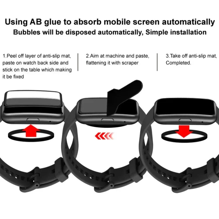 فيلم حماية ساعة عالي الدقة من Plexiglass من IMAK، لسلسلة Apple Watch 10 / 11 بمقاس 46مم، لسلسلة Apple Watch 10 / 11 بمقاس 42مم، لسلسلة Apple Watch Ultra 2 / 3 بمقاس 49مم