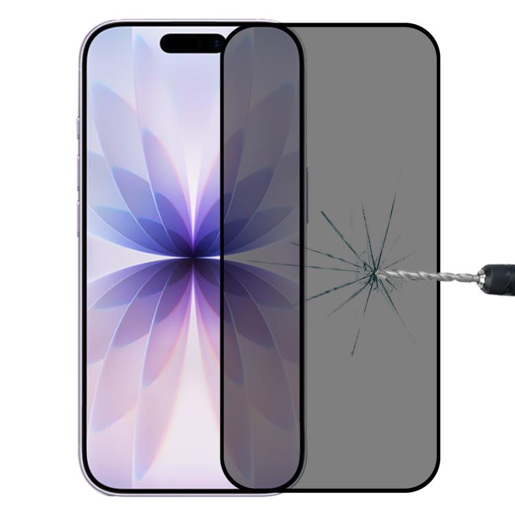فيلم زجاج مقسى بشاشة حريرية مضادة للتجسس بتغطية كاملة، لهواتف iPhone 17 Pro Max، iPhone 17 Pro، iPhone 17، iPhone Air، iPhone 16 Pro Max، iPhone 16 Pro، iPhone 16 Plus، iPhone 16