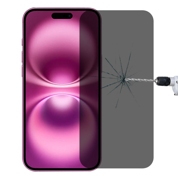فيلم زجاج مقسى شفاف عالي التغطية الكاملة مضاد للتجسس، لهواتف iPhone 17 Pro Max، iPhone 17 Pro، iPhone 17، iPhone Air، iPhone 16 Pro Max، iPhone 16 Pro، iPhone 16 Plus، iPhone 16
