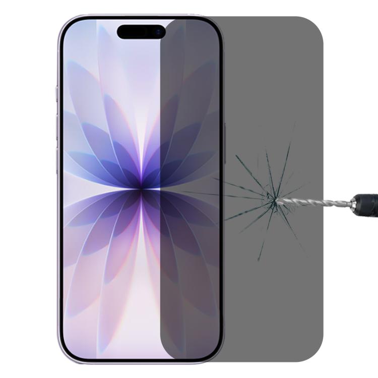 فيلم زجاج مقسى شفاف عالي التغطية الكاملة مضاد للتجسس، لهواتف iPhone 17 Pro Max، iPhone 17 Pro، iPhone 17، iPhone Air، iPhone 16 Pro Max، iPhone 16 Pro، iPhone 16 Plus، iPhone 16