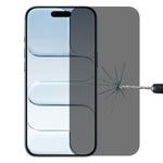 فيلم زجاج مقسى شفاف عالي التغطية الكاملة مضاد للتجسس، لهواتف iPhone 17 Pro Max، iPhone 17 Pro، iPhone 17، iPhone Air، iPhone 16 Pro Max، iPhone 16 Pro، iPhone 16 Plus، iPhone 16