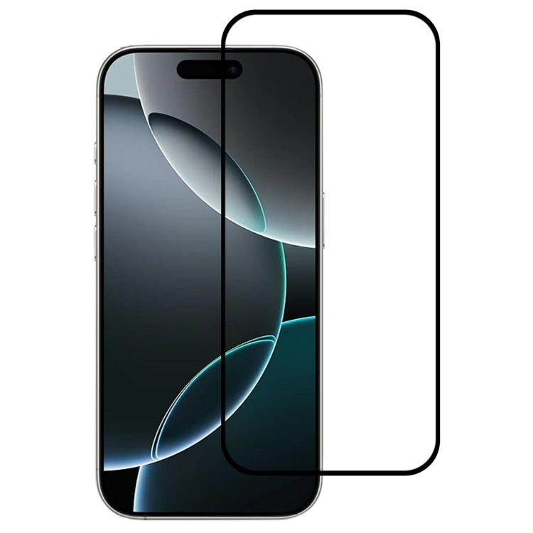 فيلم زجاج مقسى بشاشة كاملة مع غراء كامل، لهواتف iPhone 17 Pro Max، iPhone 17 Pro، iPhone 17، iPhone Air، iPhone 16 Pro Max، iPhone 16 Pro، iPhone 16 Plus، iPhone 16