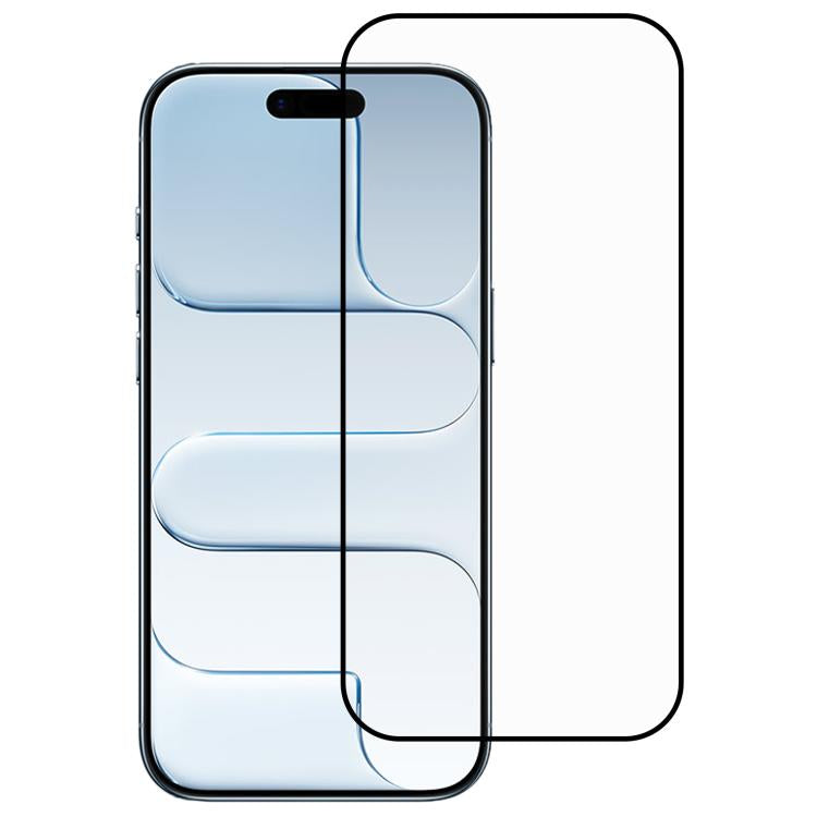 فيلم زجاج مقسى بشاشة كاملة مع غراء كامل، لهواتف iPhone 17 Pro Max، iPhone 17 Pro، iPhone 17، iPhone Air، iPhone 16 Pro Max، iPhone 16 Pro، iPhone 16 Plus، iPhone 16