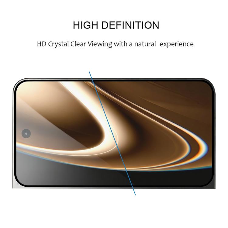 فيلم زجاج مقسى بشاشة كاملة مع غراء كامل، لهواتف iPhone 17 Pro Max، iPhone 17 Pro، iPhone 17، iPhone Air، iPhone 16 Pro Max، iPhone 16 Pro، iPhone 16 Plus، iPhone 16