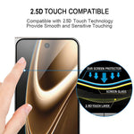 فيلم زجاج مقسى بشاشة كاملة مع غراء كامل، لهواتف iPhone 17 Pro Max، iPhone 17 Pro، iPhone 17، iPhone Air، iPhone 16 Pro Max، iPhone 16 Pro، iPhone 16 Plus، iPhone 16