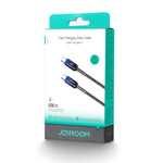 JOYROOM S-A42 سلسلة كريستال واضحة كابل بيانات شحن سريع، الطول: 1.2م، كابل Type-C إلى Type-C، كابل Type-C إلى 8 دبابيس، كابل USB إلى Type-C، كابل USB إلى 8 دبابيس