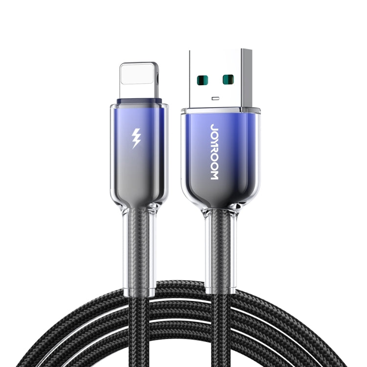 JOYROOM S-A42 سلسلة كريستال واضحة كابل بيانات شحن سريع، الطول: 1.2م، كابل Type-C إلى Type-C، كابل Type-C إلى 8 دبابيس، كابل USB إلى Type-C، كابل USB إلى 8 دبابيس