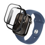 غطاء ساعة متكامل مع فيلم من imak، لسلسلة Apple Watch 10/11 بمقاس 46مم، لسلسلة Apple Watch 10/11 بمقاس 42مم