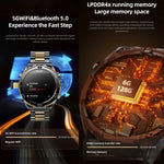 ساعة ذكية T7 بشبكة 4G LTE، شاشة 1.508 بوصة، أندرويد 10، 6 جيجابايت + 128 جيجابايت، معالج MTK6762 ثماني النواة، تدعم قياس معدل ضربات القلب / أكسجين الدم