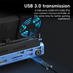 محطة إرساء ألعاب USB-C 9 في 1 مع مروحة قابلة للفصل YCE-V279A، 9 في 1