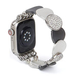 سوار ساعة معدني بسلسلة من سبيكة، لساعات Apple Watch بمقاسات 46مم / 49مم / 45مم / 44مم، لساعات Apple Watch بمقاسات 42مم / 41مم / 40مم / 38مم