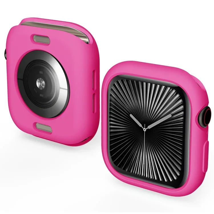غطاء ساعة نصف تغطية من TPU بنمط الحلوى، لسلسلة Apple Watch 11 / 10 مقاس 46مم، لسلسلة Apple Watch 11 / 10 مقاس 42مم