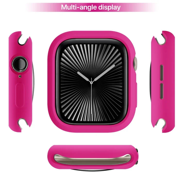 غطاء ساعة نصف تغطية من TPU بنمط الحلوى، لسلسلة Apple Watch 11 / 10 مقاس 46مم، لسلسلة Apple Watch 11 / 10 مقاس 42مم