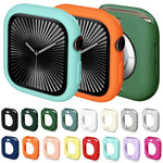 غطاء ساعة نصف تغطية من TPU بنمط الحلوى، لسلسلة Apple Watch 11 / 10 مقاس 46مم، لسلسلة Apple Watch 11 / 10 مقاس 42مم