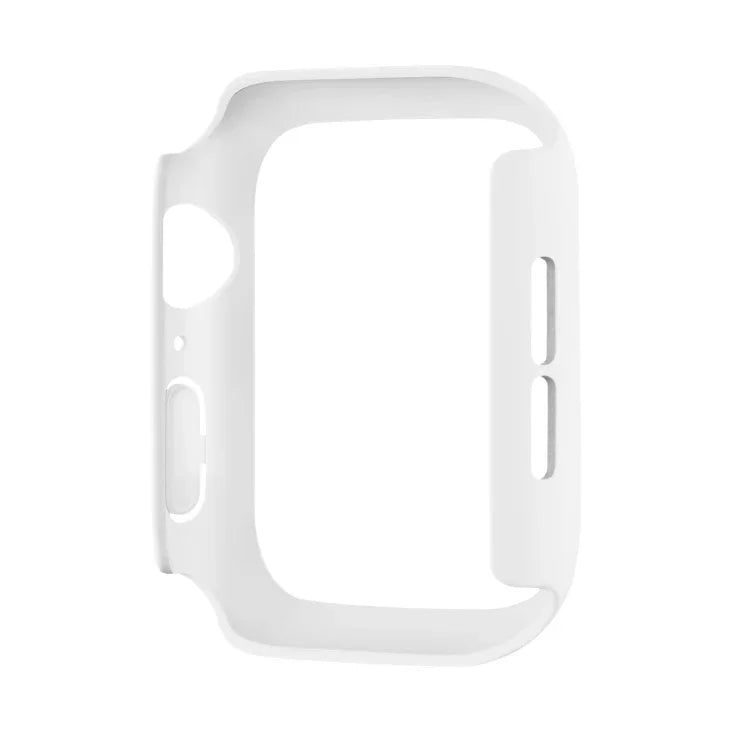 غطاء ساعة بإطار PC نصف تغطية مع طلاء رذاذي، لسلسلة Apple Watch 10 / 11 بمقاس 46مم، لسلسلة Apple Watch 10 / 11 بمقاس 42مم