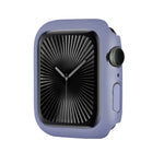 غطاء ساعة بإطار PC نصف تغطية مع طلاء رذاذي، لسلسلة Apple Watch 10 / 11 بمقاس 46مم، لسلسلة Apple Watch 10 / 11 بمقاس 42مم
