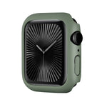 غطاء ساعة بإطار PC نصف تغطية مع طلاء رذاذي، لسلسلة Apple Watch 10 / 11 بمقاس 46مم، لسلسلة Apple Watch 10 / 11 بمقاس 42مم