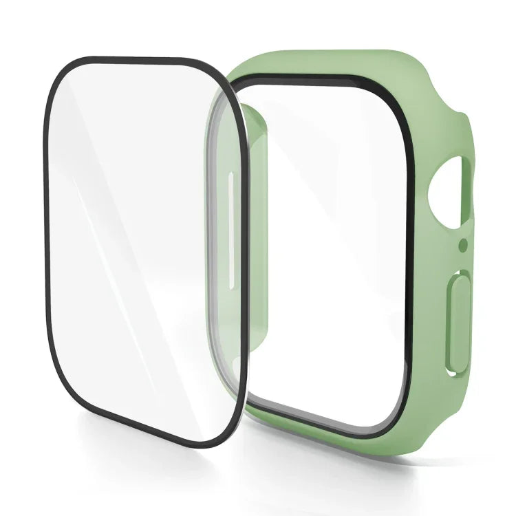 غطاء ساعة من فيلم مقسى مدمج من البولي كربونات، لسلسلة Apple Watch 10 / 11 مقاس 46مم، لسلسلة Apple Watch 10 / 11 مقاس 42مم