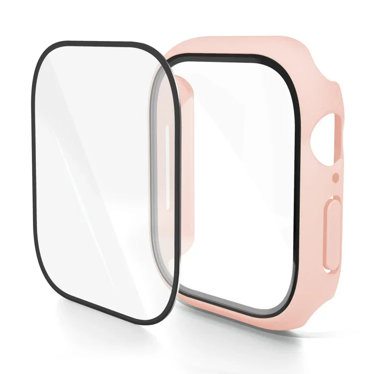 غطاء ساعة من فيلم مقسى مدمج من البولي كربونات، لسلسلة Apple Watch 10 / 11 مقاس 46مم، لسلسلة Apple Watch 10 / 11 مقاس 42مم