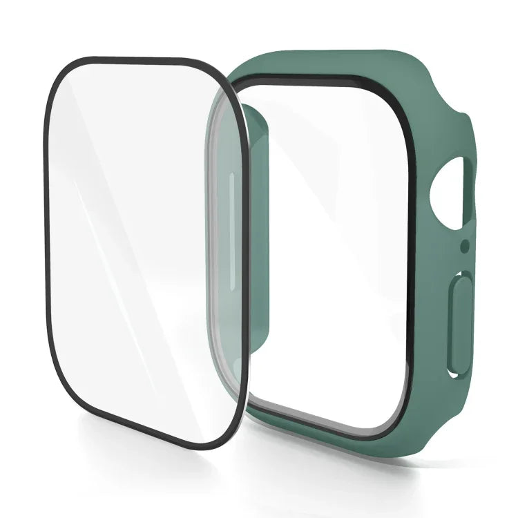 غطاء ساعة من فيلم مقسى مدمج من البولي كربونات، لسلسلة Apple Watch 10 / 11 مقاس 46مم، لسلسلة Apple Watch 10 / 11 مقاس 42مم