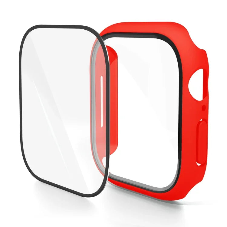 غطاء ساعة من فيلم مقسى مدمج من البولي كربونات، لسلسلة Apple Watch 10 / 11 مقاس 46مم، لسلسلة Apple Watch 10 / 11 مقاس 42مم