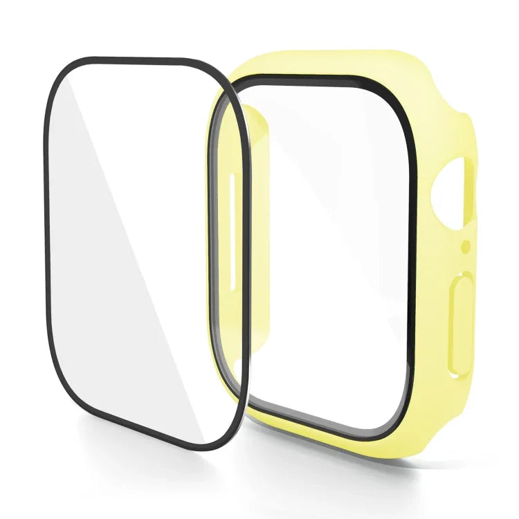غطاء ساعة من فيلم مقسى مدمج من البولي كربونات، لسلسلة Apple Watch 10 / 11 مقاس 46مم، لسلسلة Apple Watch 10 / 11 مقاس 42مم