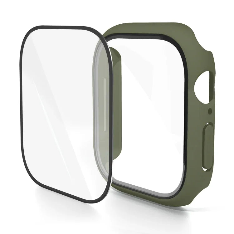 غطاء ساعة من فيلم مقسى مدمج من البولي كربونات، لسلسلة Apple Watch 10 / 11 مقاس 46مم، لسلسلة Apple Watch 10 / 11 مقاس 42مم