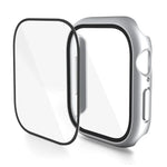غطاء ساعة من فيلم مقسى مدمج من البولي كربونات، لسلسلة Apple Watch 10 / 11 مقاس 46مم، لسلسلة Apple Watch 10 / 11 مقاس 42مم
