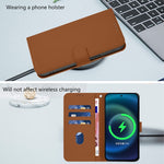 غطاء هاتف جلدي بلون صلب مع ملمس يشبه الجلد وحبل معصم، لهواتف iPhone 17e / 16e، iPhone 17 Pro Max